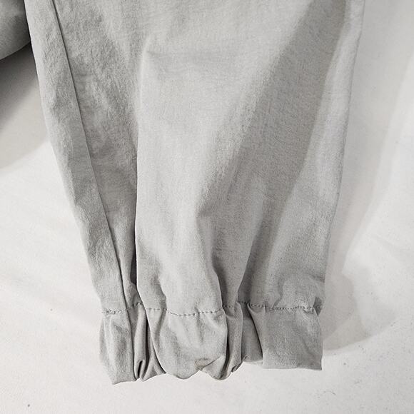 Zara Mens Pullover Jacket L XL Quarter Zip Elastic Hem Long Sleeve Gray Pocket - Picture 8 of 9